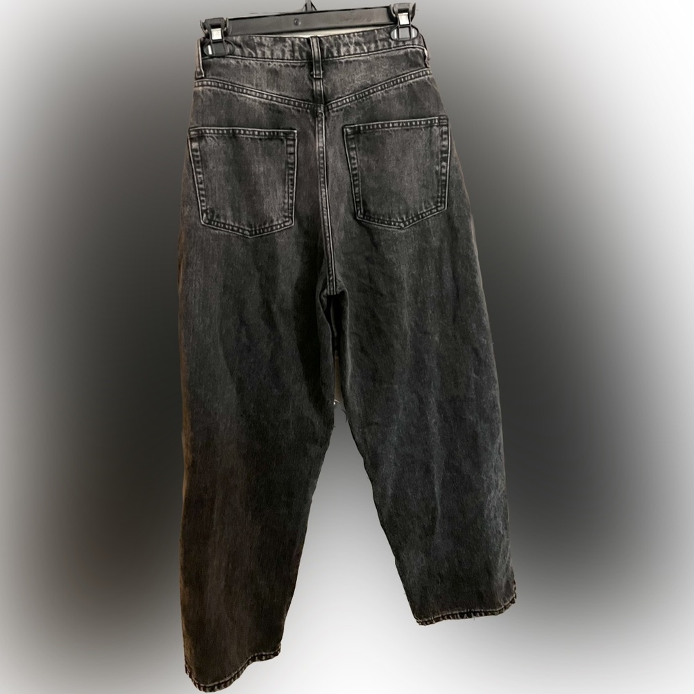 Free People Black faded wash denim jeans size 26 - Picture 3 of 5